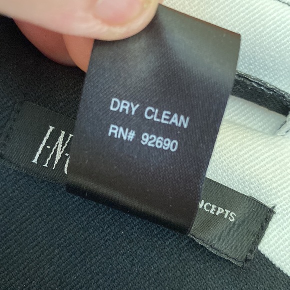 INC International Concepts 2X Plus Size Jacket Coat Black & White Modern Style - Picture 5 of 5